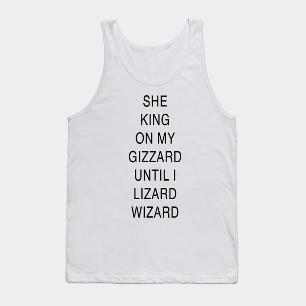 LIZARD WIZARD Tank Top by TheCosmicTradingPost